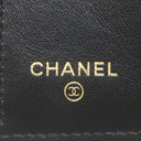 シャネル CHANEL マトラッセ スモール フラップ AP3081 ブラック レザー キャビアスキン 三つ折り財布 ゴールド金具 ダブルC ハート スペード