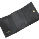 シャネル CHANEL マトラッセ スモール フラップ AP3081 ブラック レザー キャビアスキン 三つ折り財布 ゴールド金具 ダブルC ハート スペード