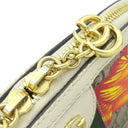 グッチ GUCCI オフィディア GG フローラ 499621 ベージュ×ホワイト GGスプリームキャンバス レザー ショルダーバッグ ゴールド金具 花柄