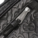バーバリー BURBERRY TBモノグラム カメラバッグ ブラック レザー ショルダーバッグ シルバー金具 黒