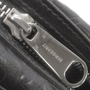 バーバリー BURBERRY TBモノグラム カメラバッグ ブラック レザー ショルダーバッグ シルバー金具 黒