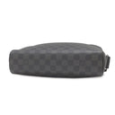 ルイヴィトン LOUIS VUITTON デイトンPM N41408 ダミエグラフィット ダミエグラフィットキャンバス レザー ショルダーバッグ シルバー金具 メッセンジャーバッグ