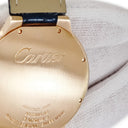 腕時計 カルティエ Cartier バロンブルー ドゥ カルティエ W6900651 自動巻き メンズ OH済 K18RG無垢 ギョウシェ 青針 デイト