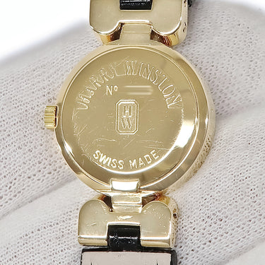 腕時計 ハリーウィンストン Harry Winston プルミエール クオーツ レディース K18YG無垢 ダイヤモンド ラウンド