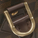 ルイヴィトン LOUIS VUITTON アルマ N51131 ダミエエベヌ ダミエキャンバス ハンドバッグ ゴールド金具 茶 赤