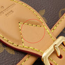 ルイヴィトン LOUIS VUITTON ディアヌ NM PM M45985 モノグラム×ノワール モノグラムキャンバス 2WAYバッグ ゴールド金具 茶 ショルダー
