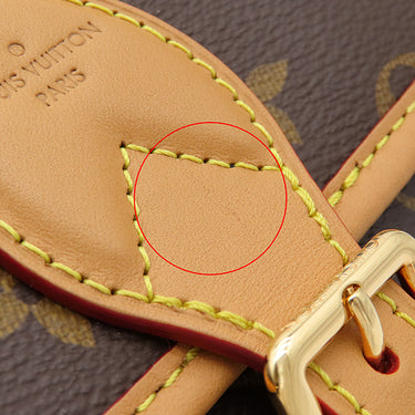 ルイヴィトン LOUIS VUITTON ディアヌ NM PM M45985 モノグラム×ノワール モノグラムキャンバス 2WAYバッグ ゴールド金具 茶 ショルダー