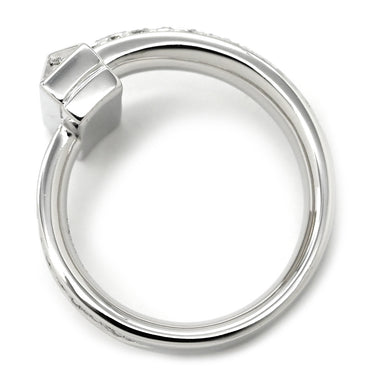 ティファニー Tiffany & Co T ワン ワイド ダイヤ 68170117 ホワイトゴールド K18WG ダイヤモンド リング 指輪 T&Co. 750 18K WG ラウンドブリリアント 12号
