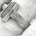 ティファニー Tiffany & Co T ワン ワイド ダイヤ 68170117 ホワイトゴールド K18WG ダイヤモンド リング 指輪 T&Co. 750 18K WG ラウンドブリリアント 12号