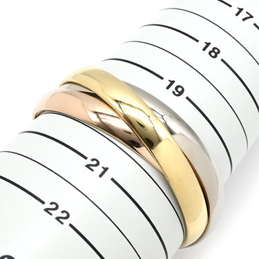 カルティエ Cartier トリニティ 3連 イエローゴールドXピンクゴールド×ホワイトゴールド K18YG K18PG K18WG ブレスレット 750 18K YG PG WG スリーカラー ヴィンテージ