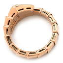 ブルガリ BVLGARI セルペンティ ヴァイパー ダイヤ 345218 ピンクゴールド K18PG ダイヤモンド 14039 リング 指輪 18K PG パヴェ シングルコイル 15号