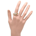 ブルガリ BVLGARI セルペンティ ヴァイパー ダイヤ 345218 ピンクゴールド K18PG ダイヤモンド 14039 リング 指輪 18K PG パヴェ シングルコイル 15号