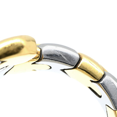 ブルガリ BVLGARI アルベアーレ リング イエローゴールド×シルバー K18YG ステンレススチール 14038 リング 指輪 18K 750 18金 K18YG×SS コンビ 13号