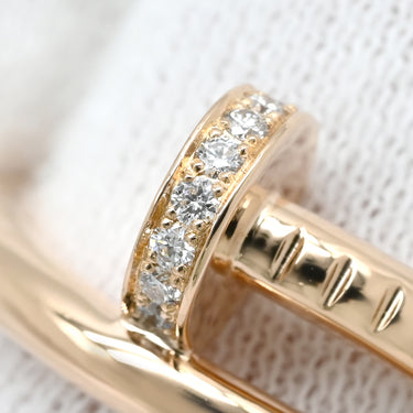 カルティエ Cartier ジュストアンクル ダイヤ B4094851 ピンクゴールド K18PG ダイヤモンド #51(JP11) リング 指輪 750 18K PG JUSTE UN CLOU 11号