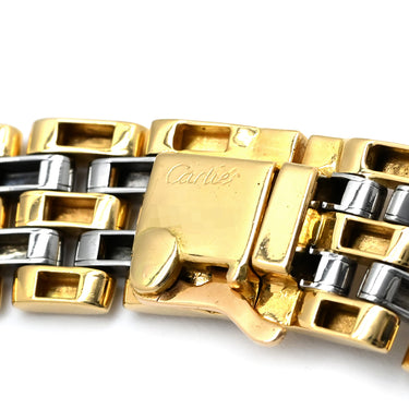 カルティエ Cartier マイヨン パンテール 5連 3ロウ イエローゴールド×シルバー K18YG ステンレススチール ネックレス Au750 K18 ツートーン YG×SS ヴィンテージ