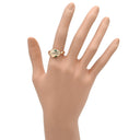 ブルガリ BVLGARI セルペンティ 352688 グリーンXピンクゴールド K18PG ダイヤモンド マラカイト リング 指輪 スネーク 750AU 18K PG ダイヤ マラカイト 16.5号
