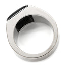 カルティエ Cartier タンクマックス ホワイトゴールド×ブラック K18WG オニキス #57 リング 指輪 黒 Au750 18K 18金 オニキス 幅広 スクエア 17号