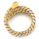 ブルガリ BVLGARI トゥボガス イエローゴールドXピンクゴールドXホワイトゴールド K18YG K18PG K18WG トルマリン リング 指輪 3カラー 750 18K 18金 14.5号