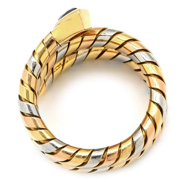 ブルガリ BVLGARI トゥボガス イエローゴールドXピンクゴールドXホワイトゴールド K18YG K18PG K18WG トルマリン リング 指輪 3カラー 750 18K 18金 14.5号
