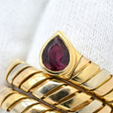 ブルガリ BVLGARI トゥボガス イエローゴールドXピンクゴールドXホワイトゴールド K18YG K18PG K18WG トルマリン リング 指輪 3カラー 750 18K 18金 14.5号