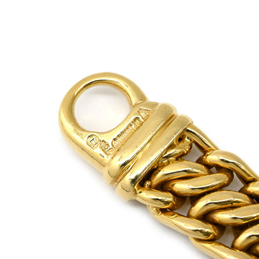 ミキモト MIKIMOTO ゴールドチェーンネックレス イエローゴールド K18YG K18WG ダイヤモンド ネックレス MIKIMOTO Au750 18K 18金 YG Wellendorff ダイヤ Wチャーム付き