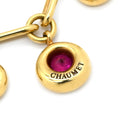 ショーメ CHAUMET アノー ルビー サファイア レッド×オレンジ×イエロー×イエローゴールド K18YG ルビー サファイア ネックレス 18K 18金 750