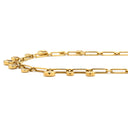 ショーメ CHAUMET アノー ルビー サファイア レッド×オレンジ×イエロー×イエローゴールド K18YG ルビー サファイア ネックレス 18K 18金 750