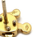 ポメラート Pomellato オルセット ピアス クマモチーフ イエローゴールド K18YG ピアス Au750 18K 18金 YG キャッチ他社品