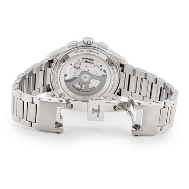 腕時計 ジャガールクルト JAEGER LECOULTRE ポラリス クロノグラフ Q9028180 842.8.C1.S 自動巻き メンズ ブルー 青 タキメーター