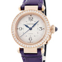 腕時計 カルティエ Cartier パシャ ドゥ カルティエ WJPA0012 自動巻き メンズ レディース K18RG無垢 純正ダイヤ 青針 ギョウシェ