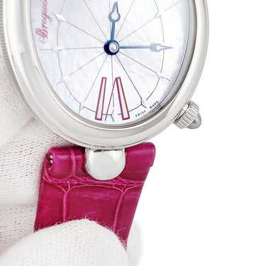 腕時計 ブレゲ BREGUET クイーン オブ ネイプルズ 8967ST/GI/986 自動巻き レディース ブルー シェル 卵型 青針