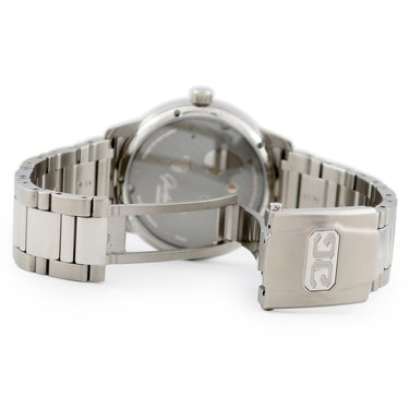 腕時計 グラスヒュッテ オリジナル GLASHUTTE ORIGINAL パノインバース XL 1-66-06-04-22-14 手巻き メンズ OH済 オフセンター オープンハート