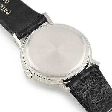 腕時計 パテックフィリップ PATEK PHILIPPE カラトラバ 3445G 自動巻き メンズ OH済 K18WG無垢 デイト スモールセコンド ヴィンテージ
