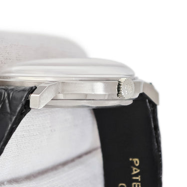 腕時計 パテックフィリップ PATEK PHILIPPE カラトラバ 3445G 自動巻き メンズ OH済 K18WG無垢 デイト スモールセコンド ヴィンテージ