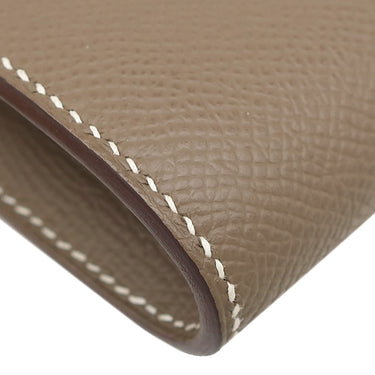 エルメス HERMES コンスタンス トゥーゴー エトゥープ ヴォーエプソン 長財布 ゴールド金具 グレージュ