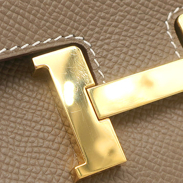エルメス HERMES コンスタンス トゥーゴー エトゥープ ヴォーエプソン 長財布 ゴールド金具 グレージュ