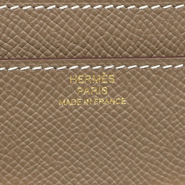 エルメス HERMES コンスタンス トゥーゴー エトゥープ ヴォーエプソン 長財布 ゴールド金具 グレージュ