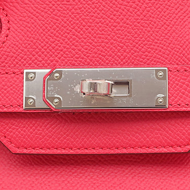 エルメス HERMES バーキン30 ローズエクストリーム ヴォーエプソン ハンドバッグ シルバー金具 2025年製