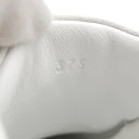 エルメス HERMES バウンシング H242212Z ホワイト カーフ シェーブルヴェロア #37.5 スニーカー 白×黒 新品 未使用