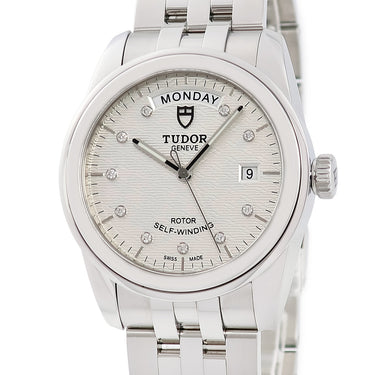 腕時計 チュードル TUDOR グラマー デイトデイ M56000-0004 I番 自動巻き メンズ I番 純正ダイヤ シルバー デイデイト