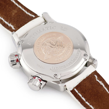 腕時計 ジャガールクルト JAEGER LECOULTRE マスター コンプレッサー Q1728420 148.8.60 自動巻き メンズ ホワイト デイト インナー回転ベゼル