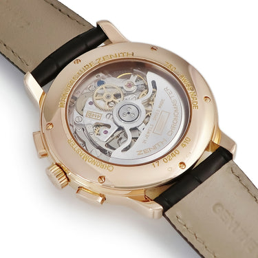 腕時計 ゼニス ZENITH クロノマスター T トリプルカレンダー ムーンフェイズ 17.0240.410/01 自動巻き メンズ OH済 K18RG無垢