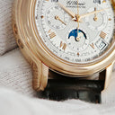 腕時計 ゼニス ZENITH クロノマスター T トリプルカレンダー ムーンフェイズ 17.0240.410/01 自動巻き メンズ OH済 K18RG無垢