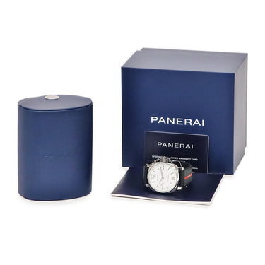 腕時計 パネライ PANERAI ルミノール ドゥエ ルナ ロッサ PAM01381 Z番 自動巻き メンズ Z番 ホワイト スモールセコンド デイト