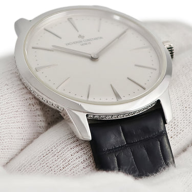 腕時計 ヴァシュロン・コンスタンタン VACHERON CONSTANTIN パトリモニー コンテンポラリー 81530/000G-9681 手巻き メンズ K18WG 無垢 純正ダイヤ