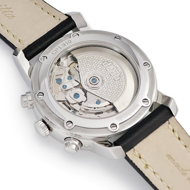 腕時計 エルメス HERMES クリッパー クロノグラフ CP1.910.330 自動巻き メンズ デイト ブラック 黒 スモールセコンド