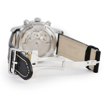 腕時計 エルメス HERMES クリッパー クロノグラフ CP1.910.330 自動巻き メンズ デイト ブラック 黒 スモールセコンド