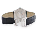 腕時計 カルティエ Cartier ロンド ルイ カルティエ LM W1528051 手巻き メンズ Pt950無垢 ローマン ギョウシェ 青針