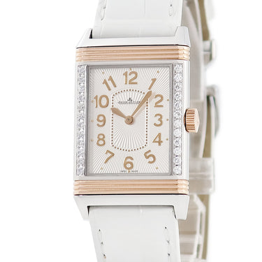 腕時計 ジャガールクルト JAEGER LECOULTRE グランドレベルソ レディ ウルトラスリム Q3224420 268.D.86 手巻き レディース OH済 K18PG×SS