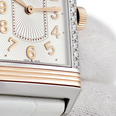 腕時計 ジャガールクルト JAEGER LECOULTRE グランドレベルソ レディ ウルトラスリム Q3224420 268.D.86 手巻き レディース OH済 K18PG×SS